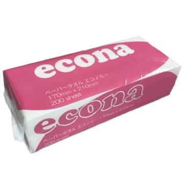 econa（エコナ）ペーパータオル エコノミー　200枚入り